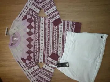 [ 새상품 M ] adidas 아디다스 골프 니트 스웨터 & 스커트