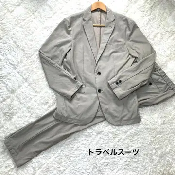 컨디션 최상! 그린 라벨 릴랙싱! 트래블 수트! L 베이지