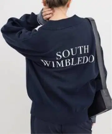 L'Appartement SOUTH WIMBLEDON 네이비 스웨터