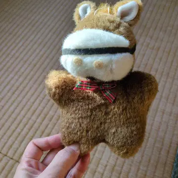 쇼와 레트로 헤이세이 레트로 경마 봉제 인형 말