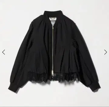 MUVEIL 레이스 헴 블루종 유나이티드 애로우즈