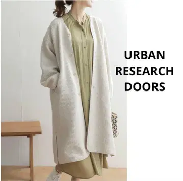 URBAN RESEARCH DOORS 퀼트 노카라 코트