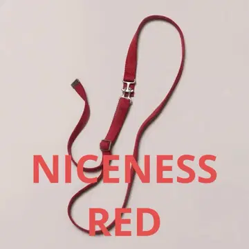 NICENESS PAYN RED 벨트 빨간색 레드