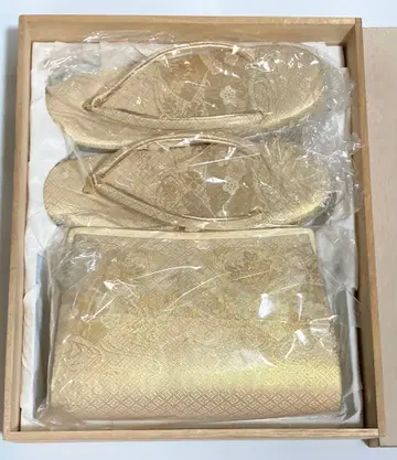 골드 조리 및 백 세트 [1회 착용]