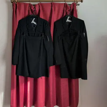 블랙 스커트 셋업 2세트