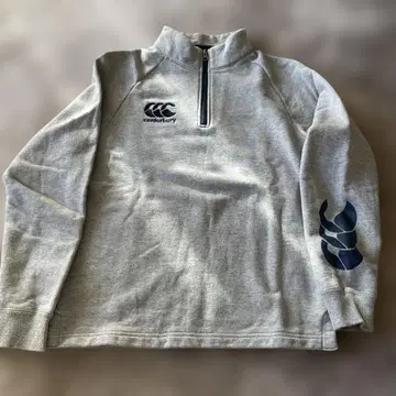 Canterbury 그레이 하프 지퍼 트레이닝복