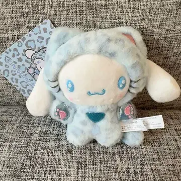 산리오 갸루 고양이 시나몬 마스코트 홀더 스트랩 키링