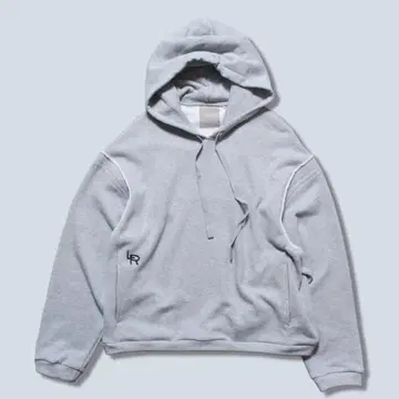 LIBEIRO 빅 실루엣 풀 후드티 그레이