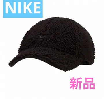 새상품 NIKE 플리스 캡 블랙