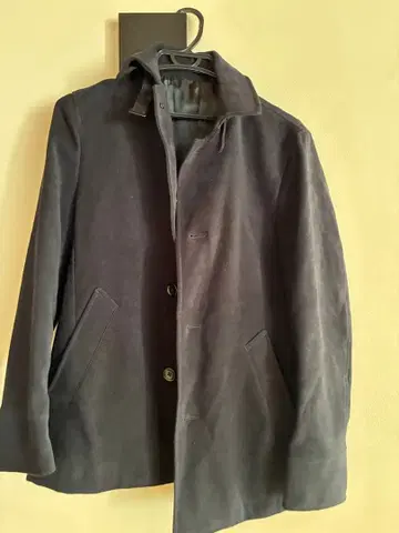 COMME CA ISM 다크 피 코트 S