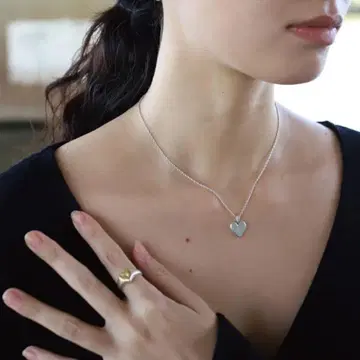 TEN. 하트 루피 목걸이 SV