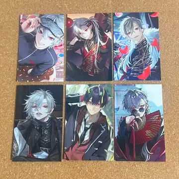 니지산지 쿠츠하 랜덤 사진풍 카드 6종 세트