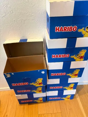 HARIBO 빈 박스 8개 세트