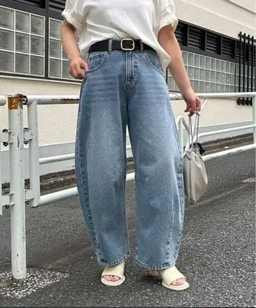 25SS PUAL CE CIN 퓨어세신 데님 커브 레그 팬츠 38