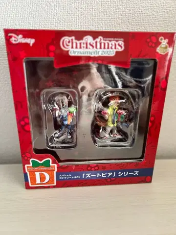 2025 디즈니 크리스마스 오너먼트 HAPPY 복권 닉&주디