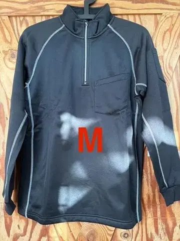 도라이치 방풍 안감 플리스 M 사이즈 블랙 x 실버 7986-623 02