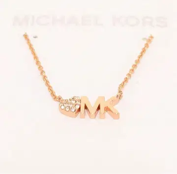 MICHAEL KORS 로즈 골드 목걸이