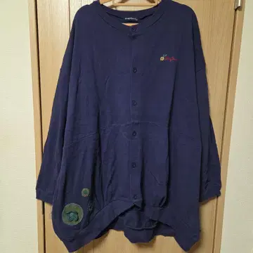 드럭 스토어즈 열쇠 편직 시리즈 가디건 네이비