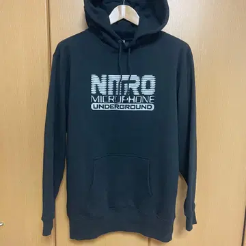 NITRICH 풀오버 후드티 블랙