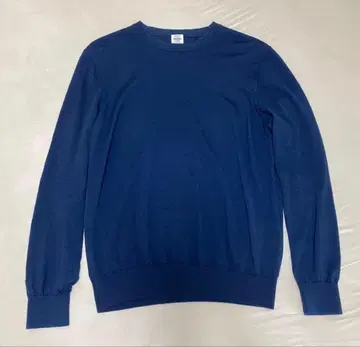 EDIFICE 네이비 크루넥 니트