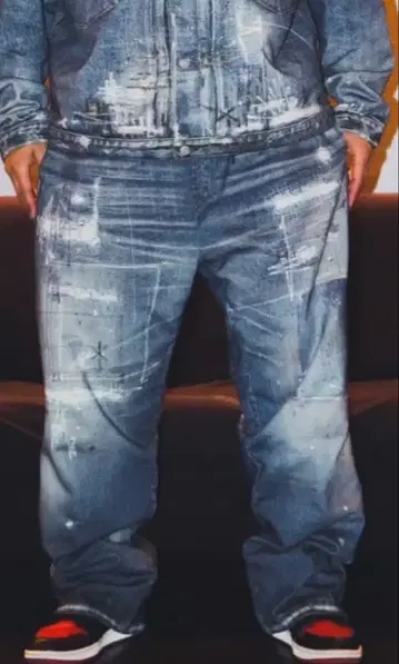 SAPEUR Lot.5550XX 스웨트 팬츠 인디고 L