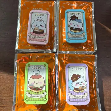 [COCO'S x 치이카와 (먼작귀)] 슬라이드 케이스 4개 세트