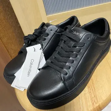 [ 26.5cm ] 캘빈클라인 스니커즈 신발 검정 블랙