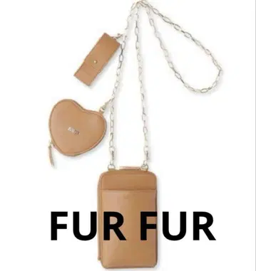 FUR FUR 퍼퍼 3SET 멀티 숄더 카멜 스마트폰 케이스