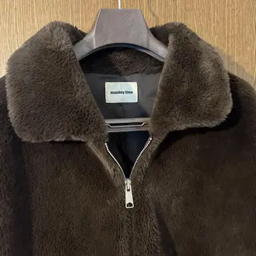 monkey time 보아 자켓 브라운