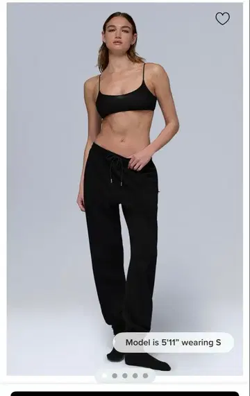 미사용 새상품 aloyoga 아로요가 스웨트 팬츠 블랙 사이즈 S