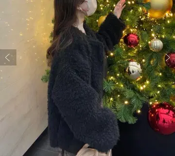 thevon 최종 가격 인하! 노카라 크루클 퍼 자켓