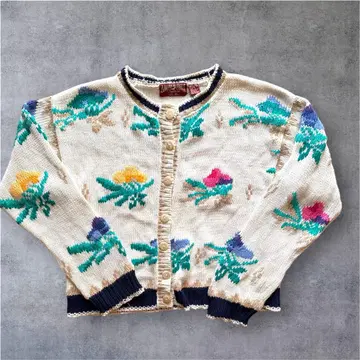 90s American Eagle 꽃무늬 가디건 아노짱 아이묭