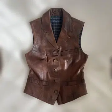 랄프 로렌 양가죽 베스트 사이즈 7 여성용