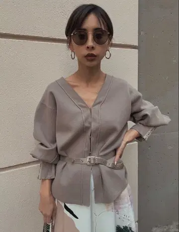 Ameri VINTAGE 2WAY TWO TYPE HOOK KNIT