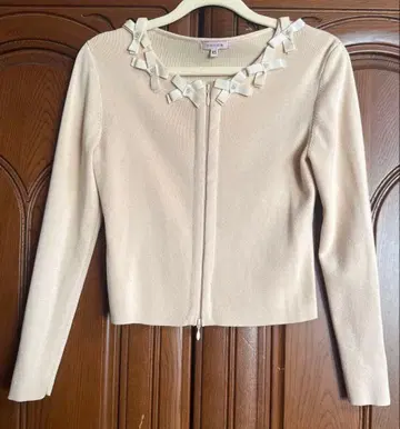 토카 더블 지퍼 가디건