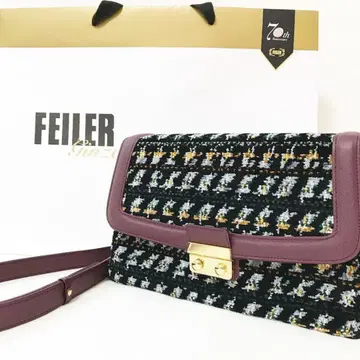 FEIRER 페이러 노블 트위드 숄더백