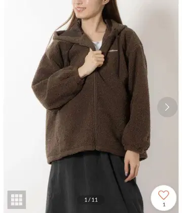 New Balance 플리스 보아 집업 후디 AWJ45651