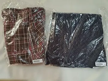 그레일 퀼팅 스커트 트위드 스커트 세트