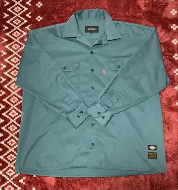 디키즈 x 애비렉스 롱 슬리브 워크 셔츠