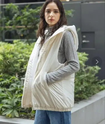 라콜레 후드 패디드 베스트