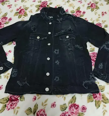 ZARA 블랙 데님 자켓