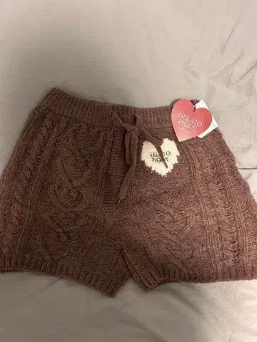 gelato pique 하트 아란 숏팬츠 BRW