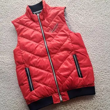 [새상품급] PARADISO 다운 베스트 레드 골프