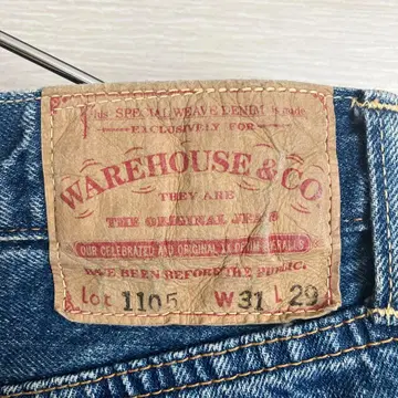 WAREHOUSE x BEAMS 별주 1105 W30 L29 빈티지 가공