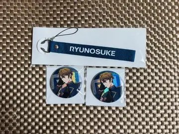 스트랩 & 캔뱃지 세트 캔뱃지 쥬 류노스케