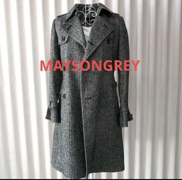 MAYSONGREY 메이슨 그레이 울 트위드 트렌치코트 M