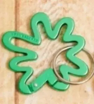 후지이 카제 씨 꽃 카라비너 그린