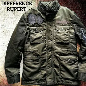 루퍼트 DIFFRENCE 밀리터리 자켓 카키 드로스트 후드