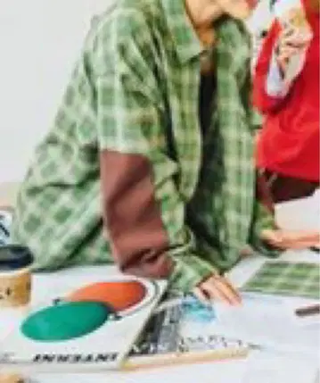 새상품 니코앤드 [be with M] 엘보 셔츠 그린