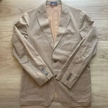 브레간제 베이지 싱글 3버튼 자켓